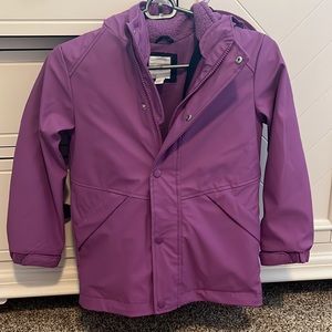 NWOT Cat & Jack 3-in-1 rain jacket girls small